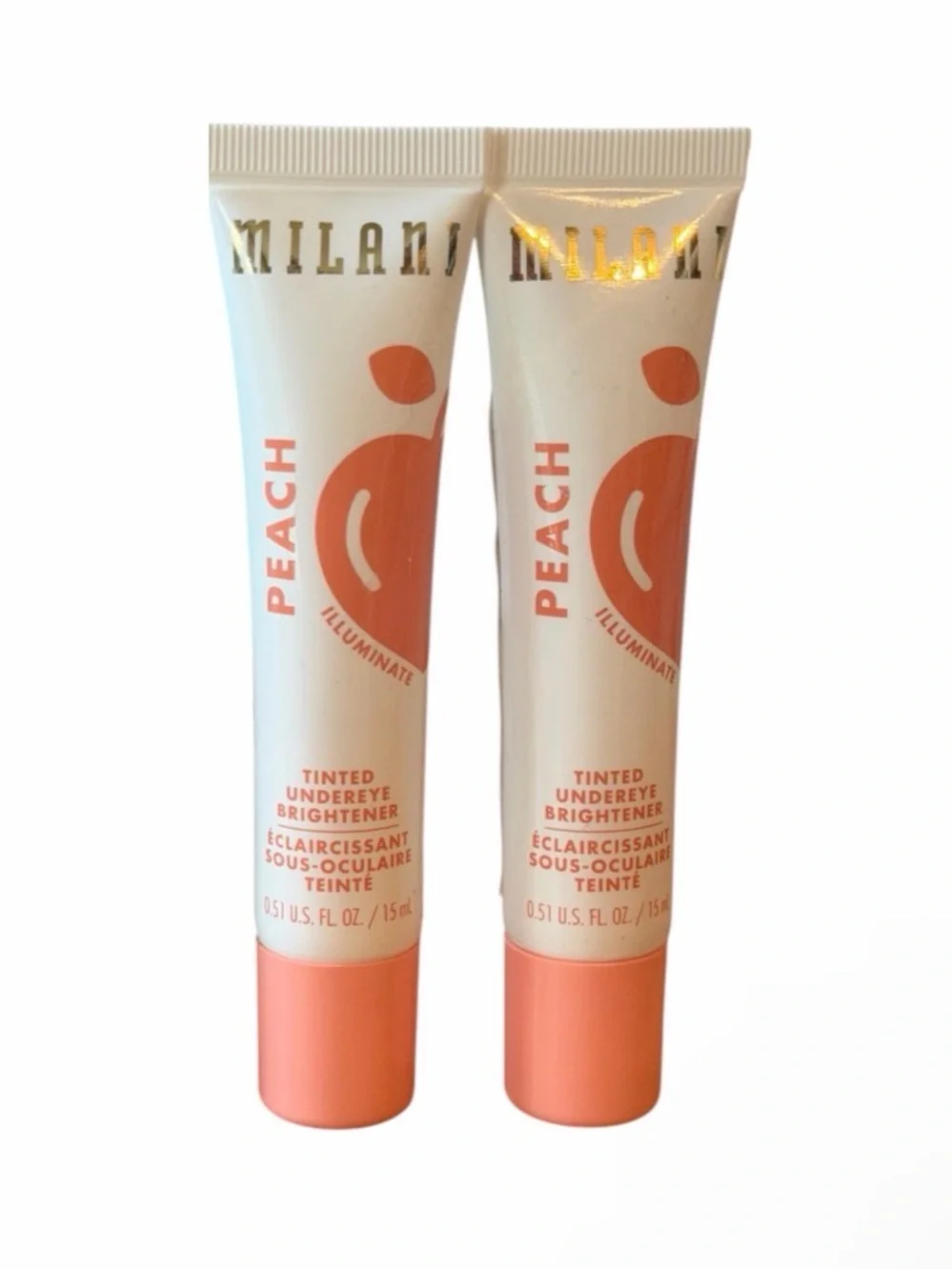 Set of 2 Milani Illuminate Peach Tinted Undereye Brightener - 0.51 fl. oz
